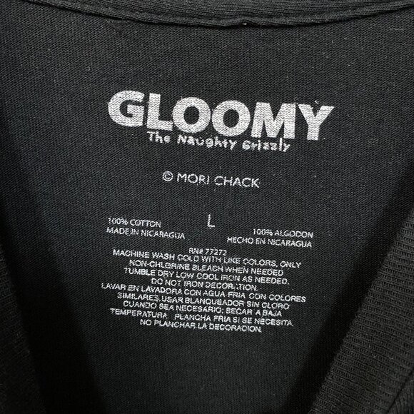 Gloomy The Naughty Grizzly T-Shirt Large - Picture 4 of 4